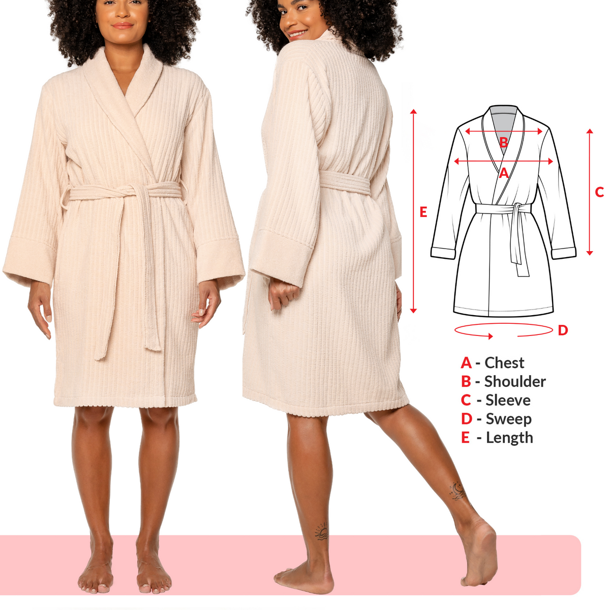 Organic Turkish Cotton Robe - Soft, Absorbent, And Oh-So-Cozy